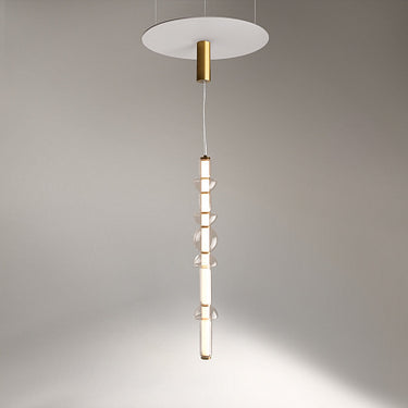 Pendelleuchte Schlankes Messing-Schwarzes Lineares Gehäuse mit LED – MOD210PL-L39BS3K | Maytoni