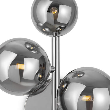 Wandleuchte mit Chrom - Finish und rauchverchromten Glas - Kugeln – Dallas | Maytoni - Esszett Luxury | Stilvolles Wohnen mit Charakter