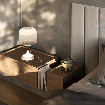 Table Lamp Ombre Glass White Gradient & Modern Design – Spirito | Maytoni
