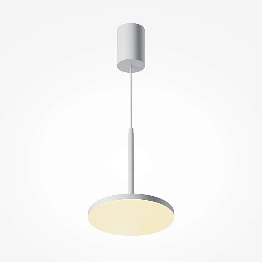 Pendelleuchte – Weißes Aluminium, 12 W Leistung, Warmweiß, Ø18,5 cm - Plato | Maytoni