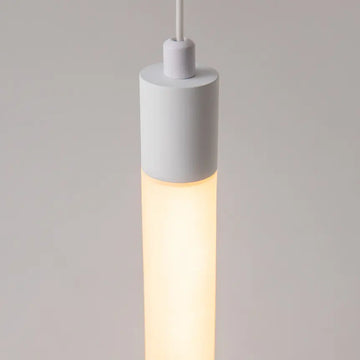 Pendelleuchte – Weißes Aluminium, 10W LED, Warmweiß Licht, Ø3 cm  - Ray | Maytoni