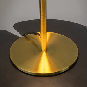 Tischleuchte – Messingfarbenes Metall, Warmweiß, Ø200 mm, Integrierte LED - Mystic | Maytoni