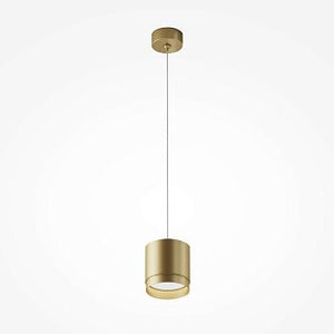 Pendelleuchte Mattgoldenes Aluminiumgehäuse mit GX53 - Fassung, modernem Design und energiesparender Beleuchtung – Arc | Maytoni - Esszett Luxury | Stilvolles Wohnen mit Charakter