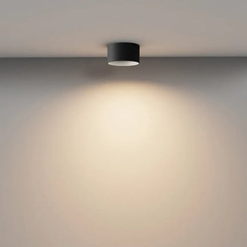 Deckenleuchte – Schwarzes Finish, Aluminium Gehäuse, 12 W Leistung - Vega | Maytoni