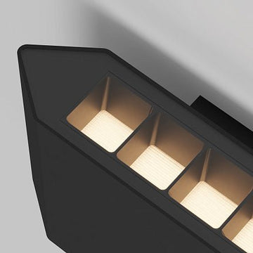 Fassadenbeleuchtung Graphit - Aluminium integrierte LED 5 W 3000 K IP54 – Blow | Maytoni - Esszett Luxury | Stilvolles Wohnen mit Charakter