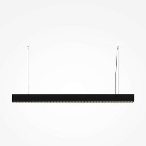 Pendelleuchte Schwarzes Aluminiumgehäuse mit mattiertem Polycarbonat - Diffusor, integrierter LED und modernem Design – Arc | Maytoni - Esszett Luxury | Stilvolles Wohnen mit Charakter