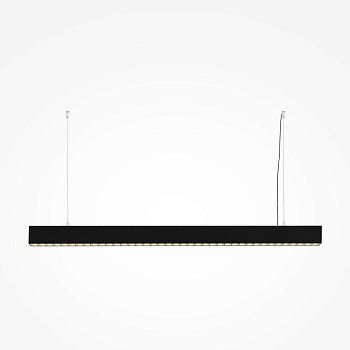 Pendelleuchte Schwarzes Aluminiumgehäuse mit mattiertem Polycarbonat - Diffusor, integrierter LED und modernem Design – Arc | Maytoni - Esszett Luxury | Stilvolles Wohnen mit Charakter