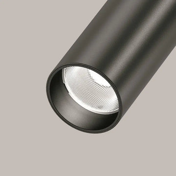 Deckenleuchte – Schwarzes Aluminium, 12 W LED, Warmweiß, 16 cm Höhe - Focus | Maytoni