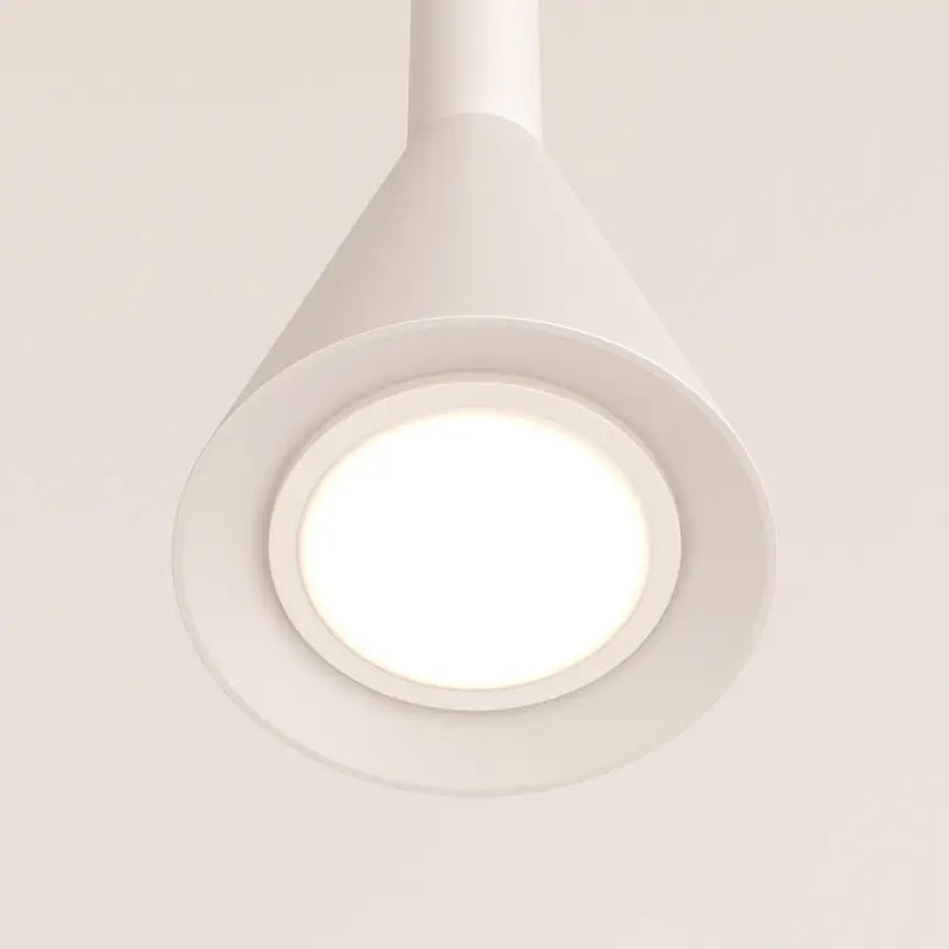 Pendant Lamp White metal housing with GU10 socket, modern design and energy-saving lighting – Arc | Maytoni