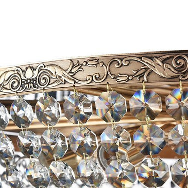 Kronleuchter mit antik‑goldener Metallrahmung Kristall‑Akzenten 14‑flammig – Palace | Maytoni - Esszett Luxury | Stilvolles Wohnen mit Charakter