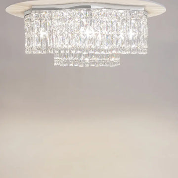 Ceiling light chrome 10×E14 crystal pendants – DIA005CL-10CH | Maytoni