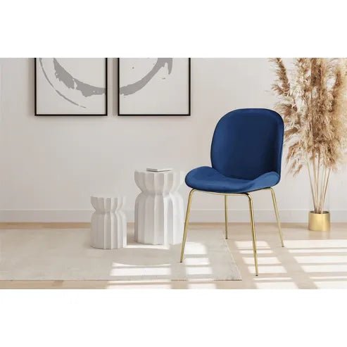 Stuhl Gestepptes Rücken - Design Samtbezug Messing - Gestell – Charlize 110 | Kayoom - Esszett Luxury | Stilvolles Wohnen mit Charakter
