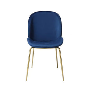 Stuhl Gestepptes Rücken - Design Samtbezug Messing - Gestell – Charlize 110 | Kayoom - Esszett Luxury | Stilvolles Wohnen mit Charakter