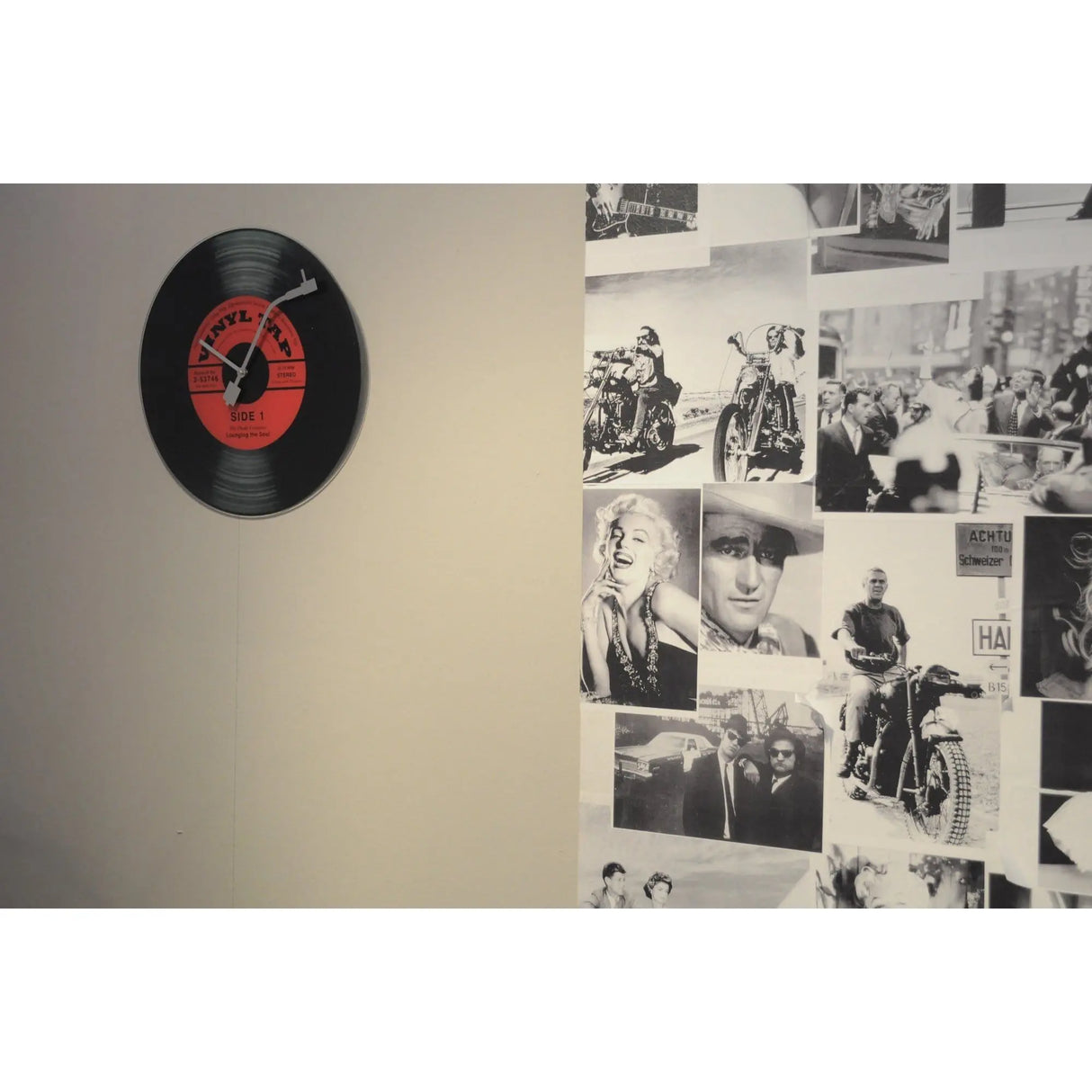 Wanduhr – Schallplattenoptik, Zeiger Nadel, Stilles Werk - Vinyl | NeXtime