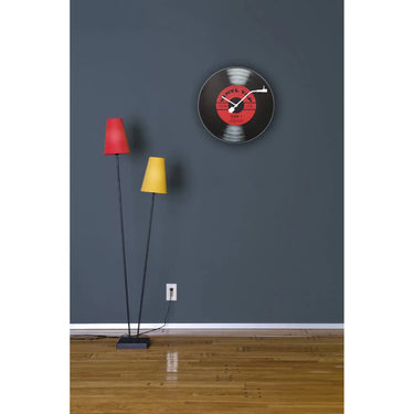 Wanduhr – Schallplattenoptik, Zeiger Nadel, Stilles Werk - Vinyl | NeXtime