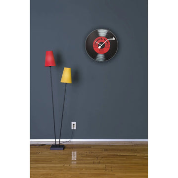 Wanduhr – Schallplattenoptik, Zeiger Nadel, Stilles Werk - Vinyl | NeXtime