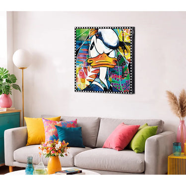 Wandbild – Pop Art, Leinwand Druck, Charakter Motiv - Donald Duck | Gilde