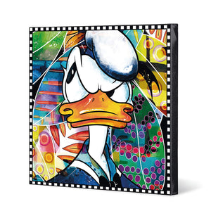 Wandbild – Pop Art, Leinwand Druck, Charakter Motiv - Donald Duck | Gilde