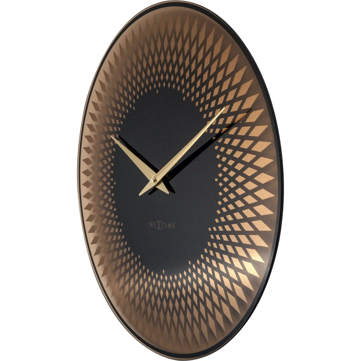 Wanduhr – Spiegelglas, Kupferton, Musterverlauf - Sahara | NeXtime