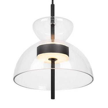 Pendelleuchte Matt Schwarz Rauchgraue ovale Gläser LED 12 W 3000 K – Bangkok | Maytoni - Esszett Luxury | Stilvolles Wohnen mit Charakter