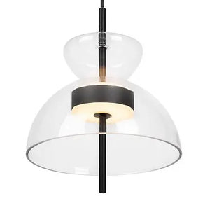 Pendant lamp Matt Black Smoke Grey oval glasses LED 12W 3000K – Bangkok | Maytoni