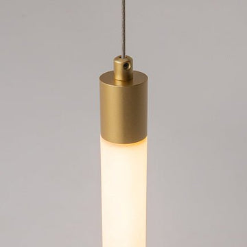 Pendelleuchte Mattgoldenes Aluminiumgehäuse mit weißem Acryl - Diffusor und integrierter LED – Arc | Maytoni - Esszett Luxury | Stilvolles Wohnen mit Charakter
