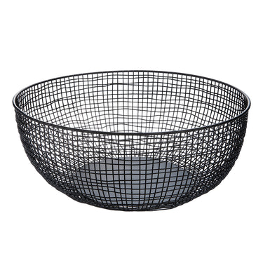 Schale – Schwarzes Metall, Mattes Finish, Drahtgeflecht Design - Welding | Gilde
