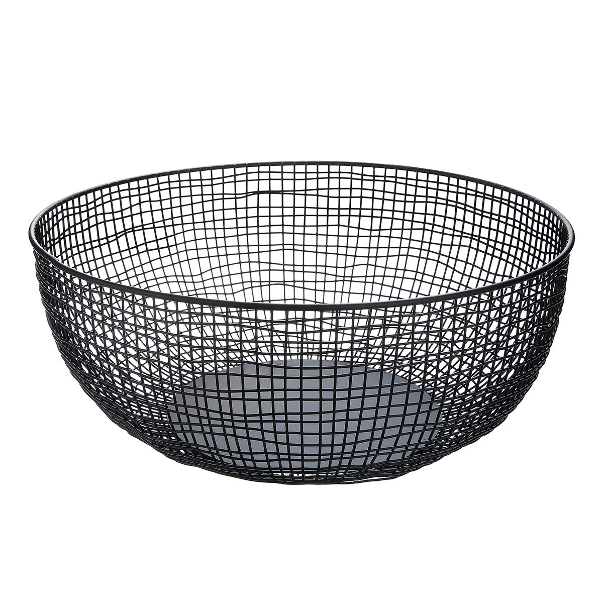 Schale – Schwarzes Metall, Mattes Finish, Drahtgeflecht Design - Welding | Gilde