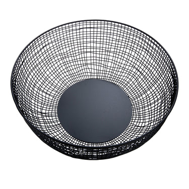 Schale – Schwarzes Metall, Mattes Finish, Drahtgeflecht Design - Welding | Gilde