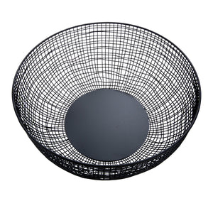 Schale – Schwarzes Metall, Mattes Finish, Drahtgeflecht Design - Welding | Gilde