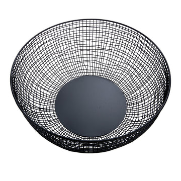 Schale – Schwarzes Metall, Mattes Finish, Drahtgeflecht Design - Welding | Gilde
