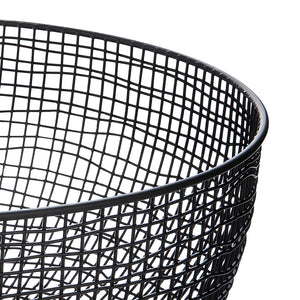 Schale – Schwarzes Metall, Mattes Finish, Drahtgeflecht Design - Welding | Gilde