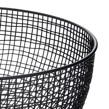 Schale – Schwarzes Metall, Mattes Finish, Drahtgeflecht Design - Welding | Gilde