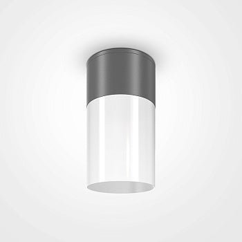 Deckenleuchte Graphit Aluminiumzylinder Weißer Diffusor 1× E27 - Fassung – Willis | Maytoni - Esszett Luxury | Stilvolles Wohnen mit Charakter