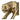 Dekofigur – Goldene Optik, Antike Oberfläche, Strukturierte Form - Gepard | Gilde