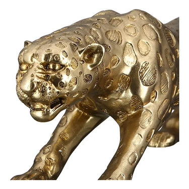 Dekofigur – Goldene Optik, Antike Oberfläche, Strukturierte Form - Gepard | Gilde