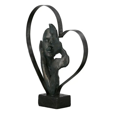 Skulptur – Antike Oberfläche, Bronzene Optik, Symbolisches Herz - Essential | Gilde
