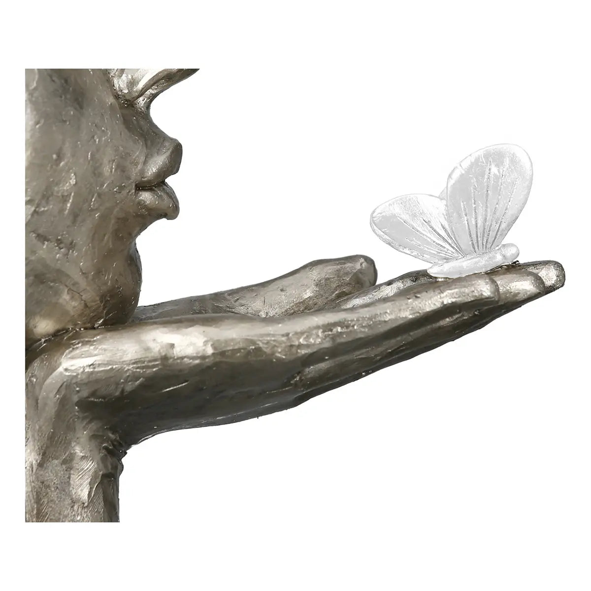 Skulptur – Antike Oberfläche, Silberne Optik, Ausdrucksstarkes Gesicht - Desire | Gilde