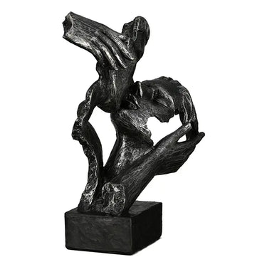 Skulptur – Antike Oberfläche, Paarmotiv, Silberne Akzente - Addiction | Gilde