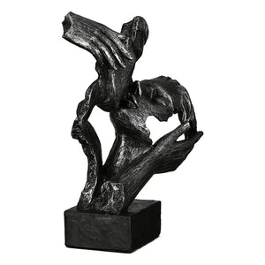 Skulptur – Antike Oberfläche, Paarmotiv, Silberne Akzente - Addiction | Gilde