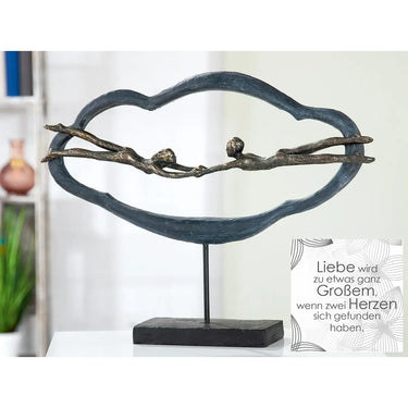 Skulptur – Kunstharz Design, Romantisches Paar, Bronze Optik - Love is in the Air | Gilde