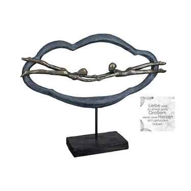 Skulptur – Kunstharz Design, Romantisches Paar, Bronze Optik - Love is in the Air | Gilde