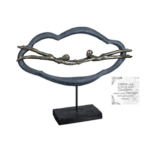 Skulptur – Kunstharz Design, Romantisches Paar, Bronze Optik - Love is in the Air | Gilde