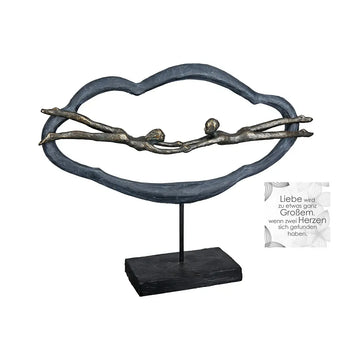 Skulptur – Kunstharz Design, Romantisches Paar, Bronze Optik - Love is in the Air | Gilde