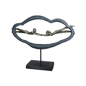 Skulptur – Kunstharz Design, Romantisches Paar, Bronze Optik - Love is in the Air | Gilde
