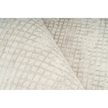 Teppich – Creme Viskose, Weiche Oberfläche, Pflegeleicht Design, 150 cm - Bridget 125 | Kayoom