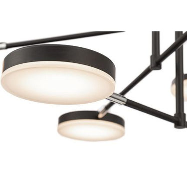 Pendelleuchte mit Mattschwarzem Aluminiumrahmen & Integrierter LED – Fad | Maytoni