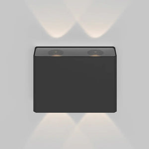 Fassadenbeleuchtung – Graphitfarbenes Aluminium, 4 W LED, Warmweißes Licht, IP54 Schutz - Show | Maytoni