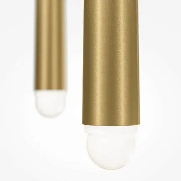 Pendant Light Curved Black-Gold Housing LED – Cascade | Maytoni