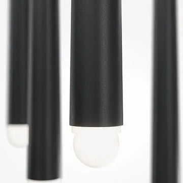 Pendant Light Curved Black Metal Housing LED – Cascade | Maytoni